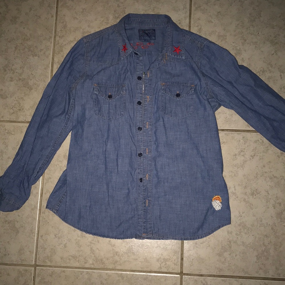 Lucky brand jean shirt